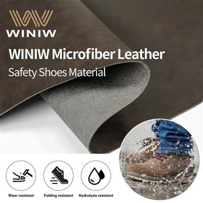 هاء گريڊ 1.8-2.0mm Microfiber مصنوعي سابر حفاظتي بوٽن اپر لاء